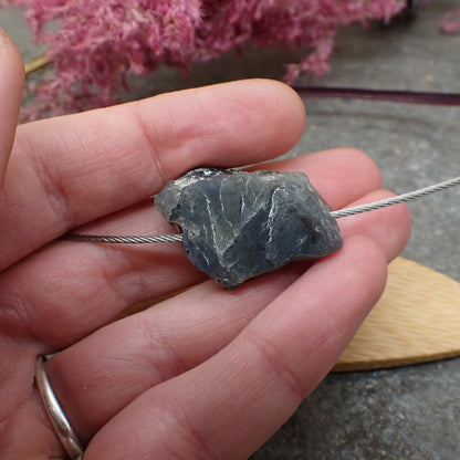 Raw Labradorite Necklace