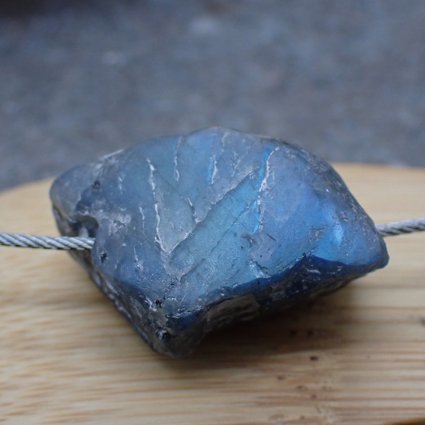 Raw Labradorite Necklace
