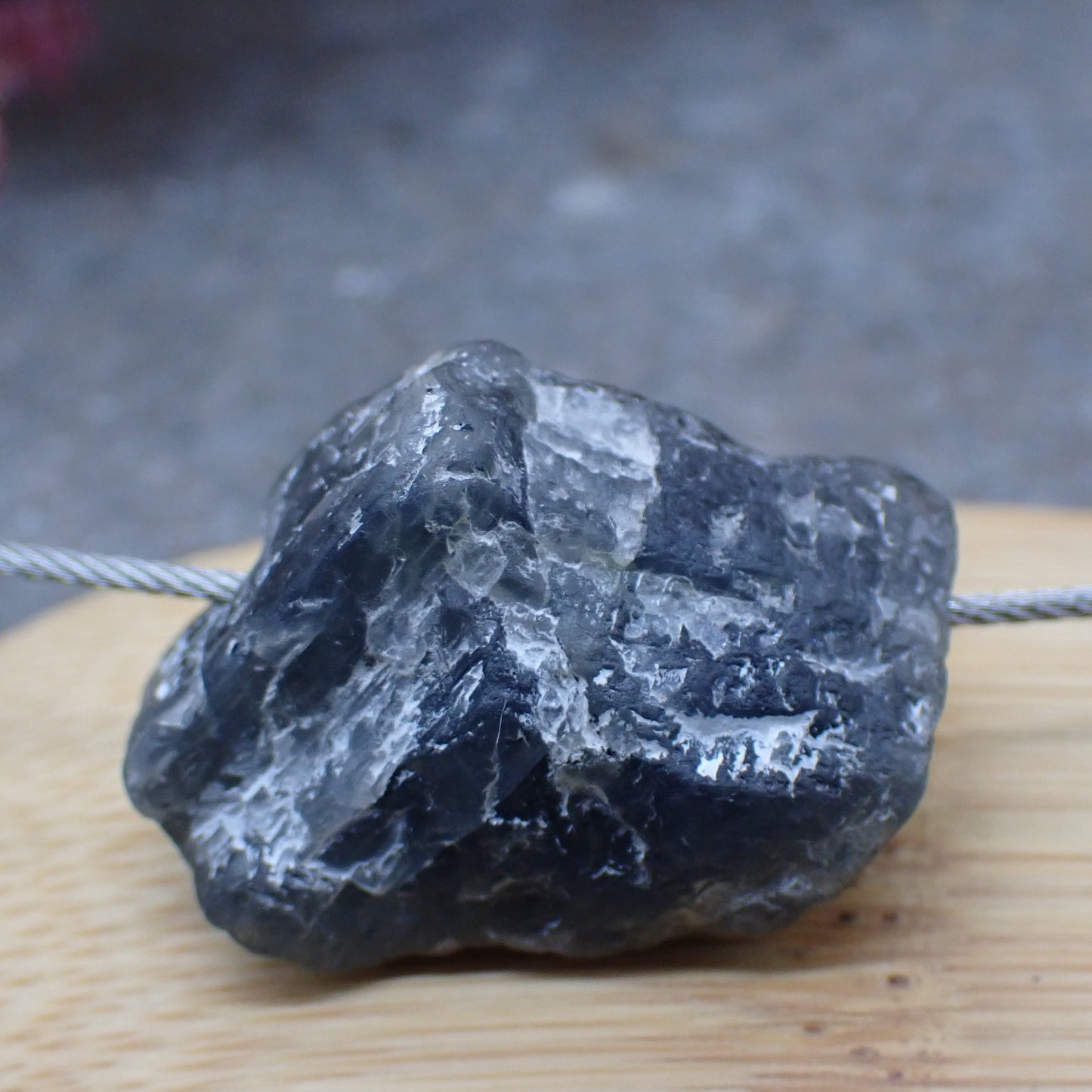 Raw Labradorite Necklace