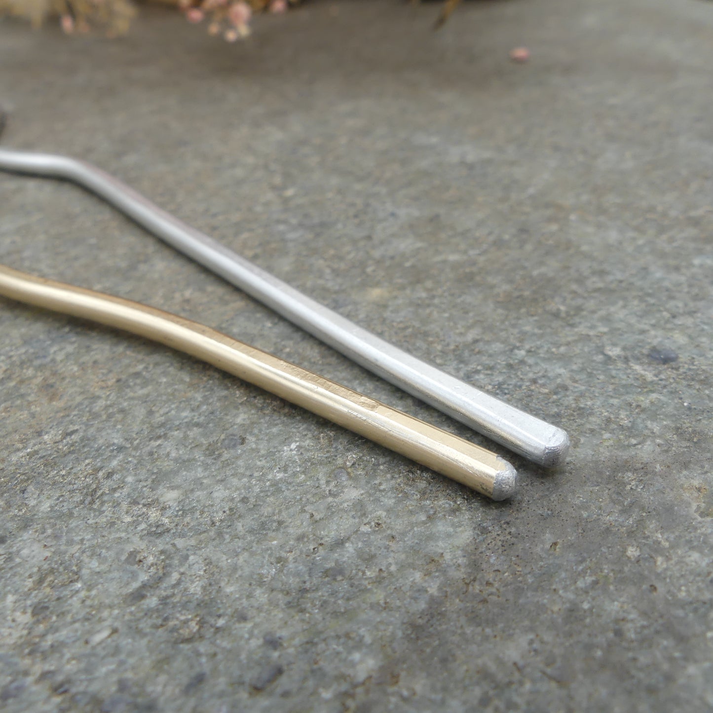 uiteindes van haarspeld