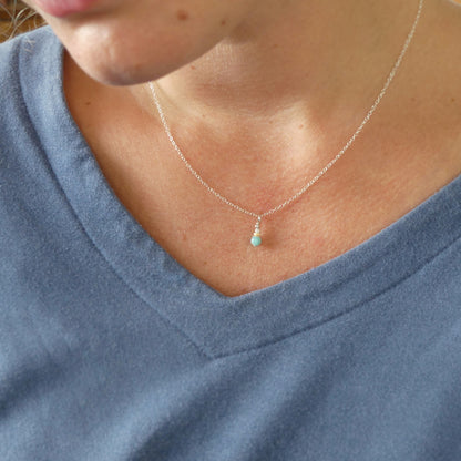 dagelijkse sieraden cadeau amazoniet ketting met hanger