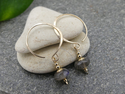 Earrings - Labradorite