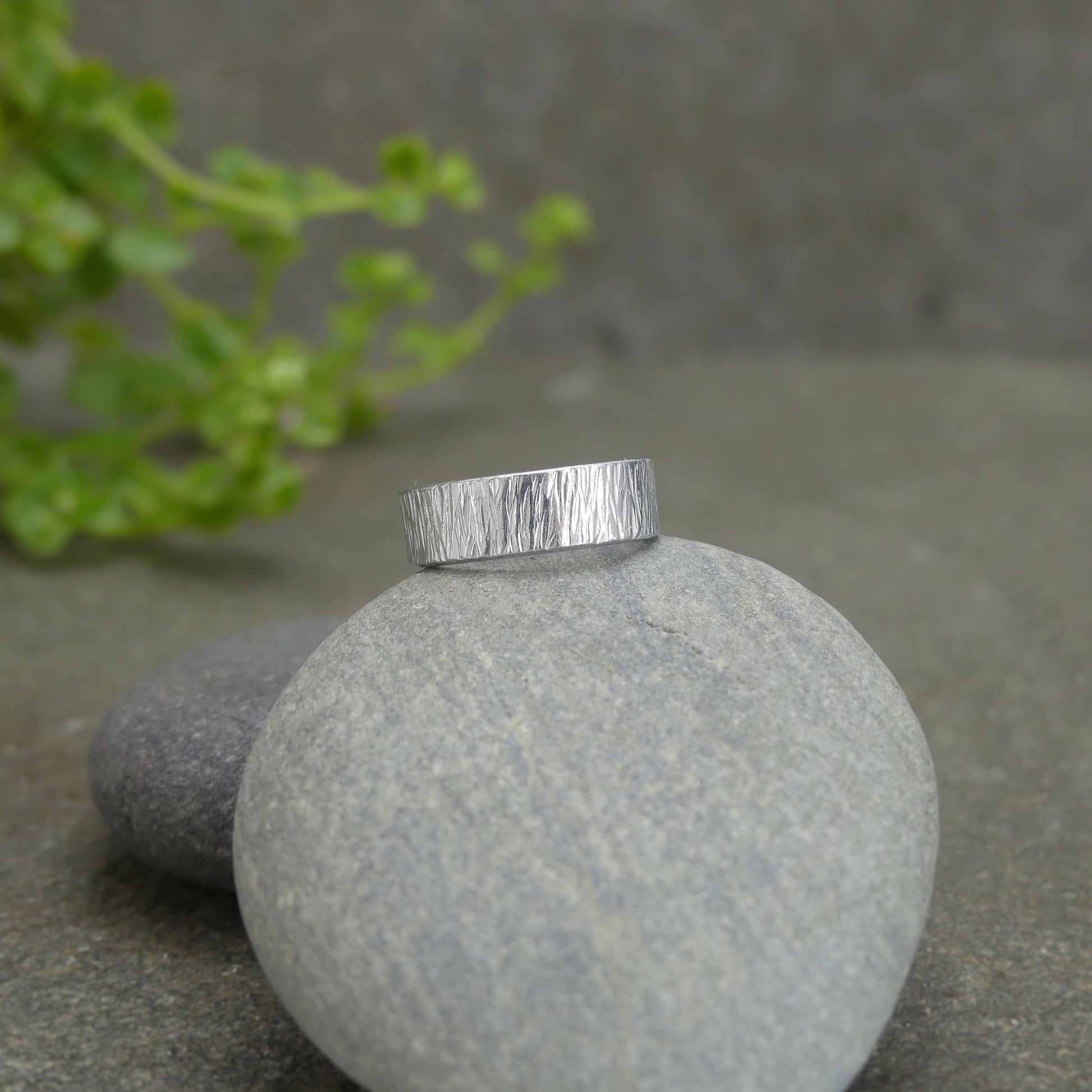 handgemaakte stoere ring zilver