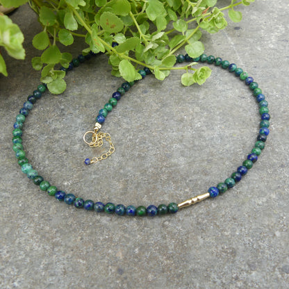 Stone Necklace - Chrysocolla