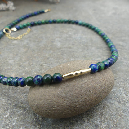 Stone Necklace - Chrysocolla