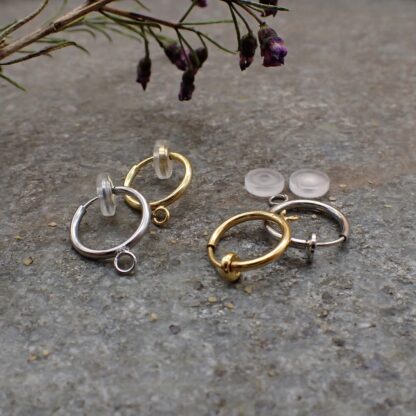 comfortabele nep oorbellen zonder piercing