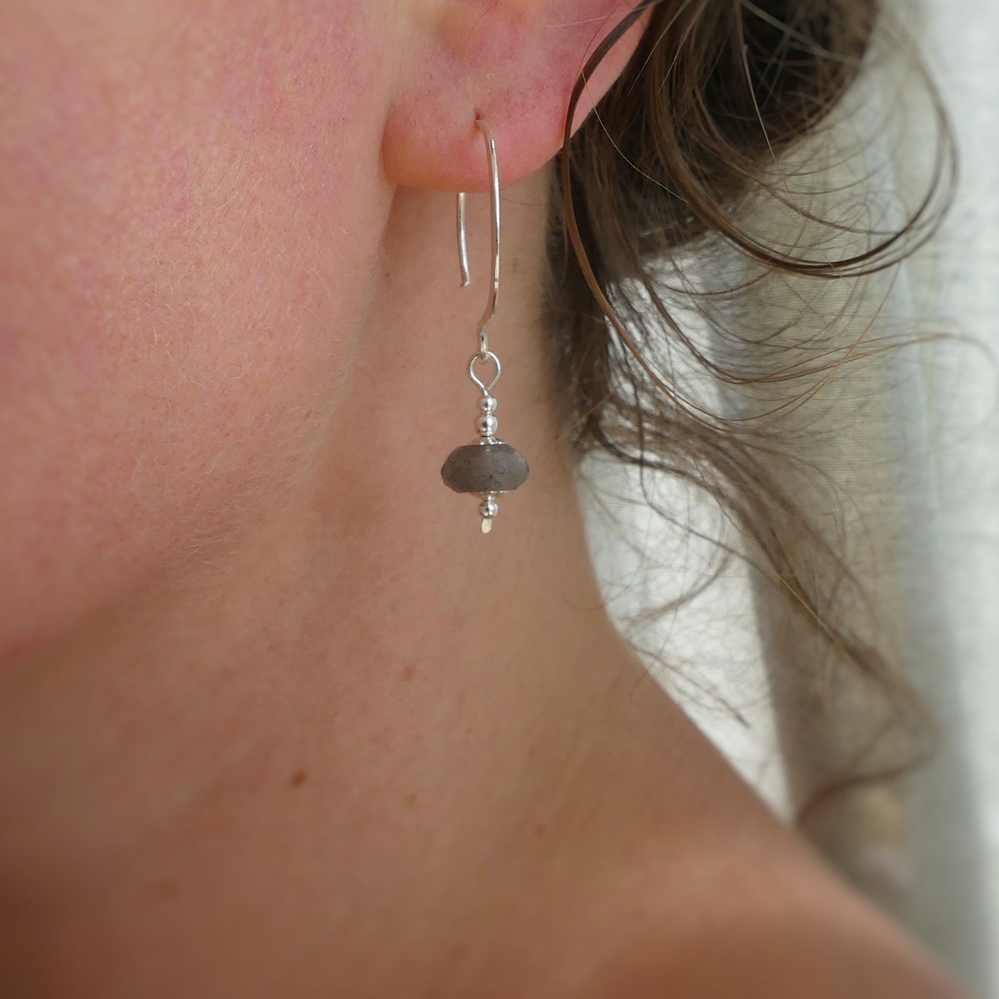 Earrings - Labradorite