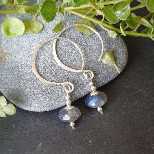 Earrings - Labradorite