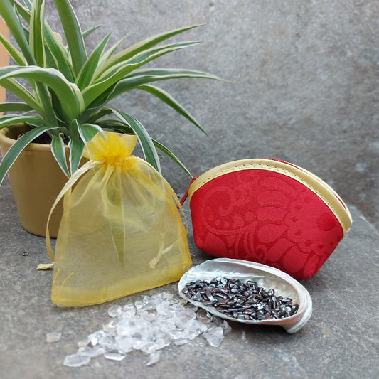 reisset voor energetisch reinigen van edelsteen sieraden