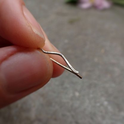 zilveren oorbel oxidatie